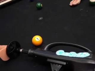 Boobs-and-billiards from CamSoda