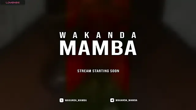 Wakanda_Mamba from StripChat